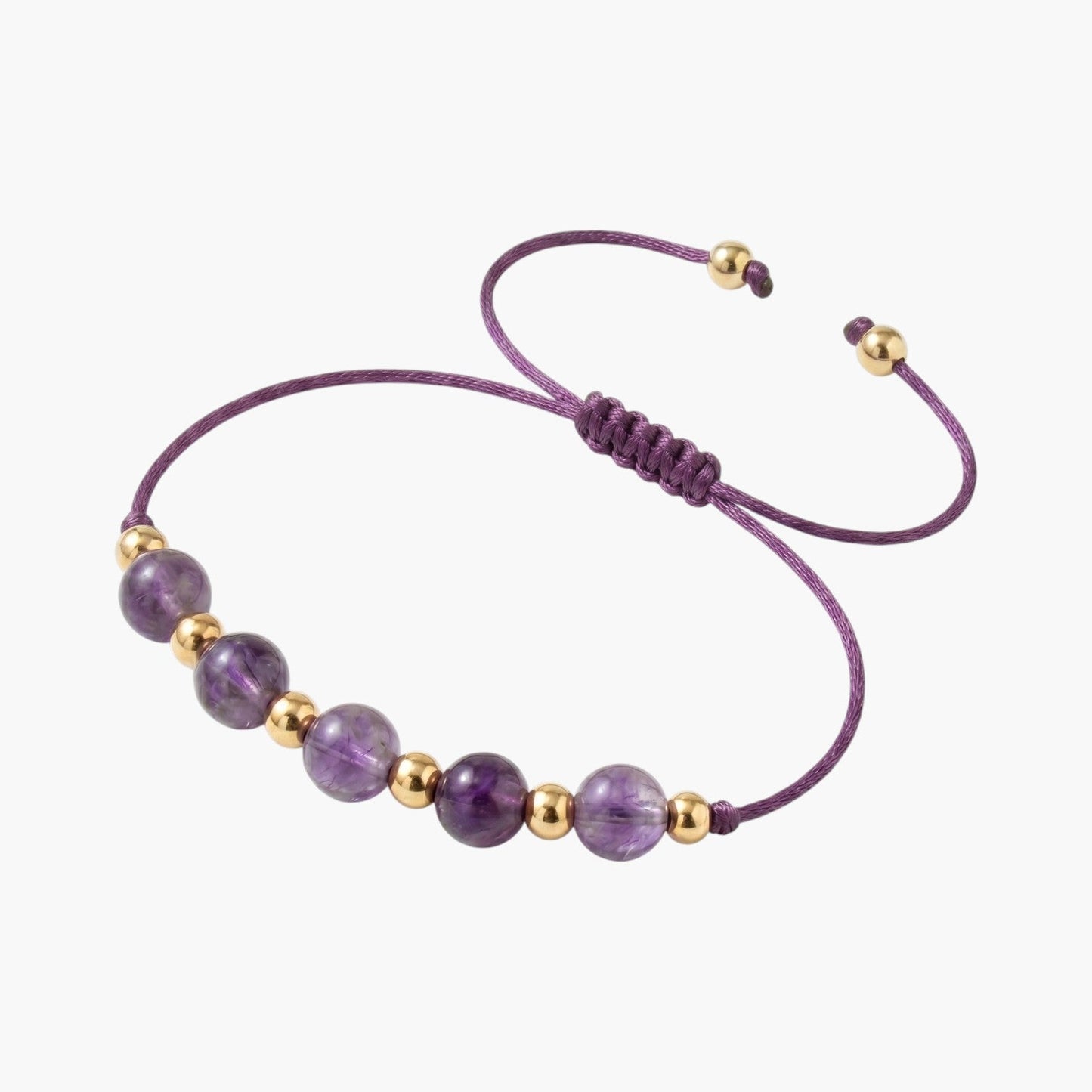 Pulseira em Pedra Natural de Ametista