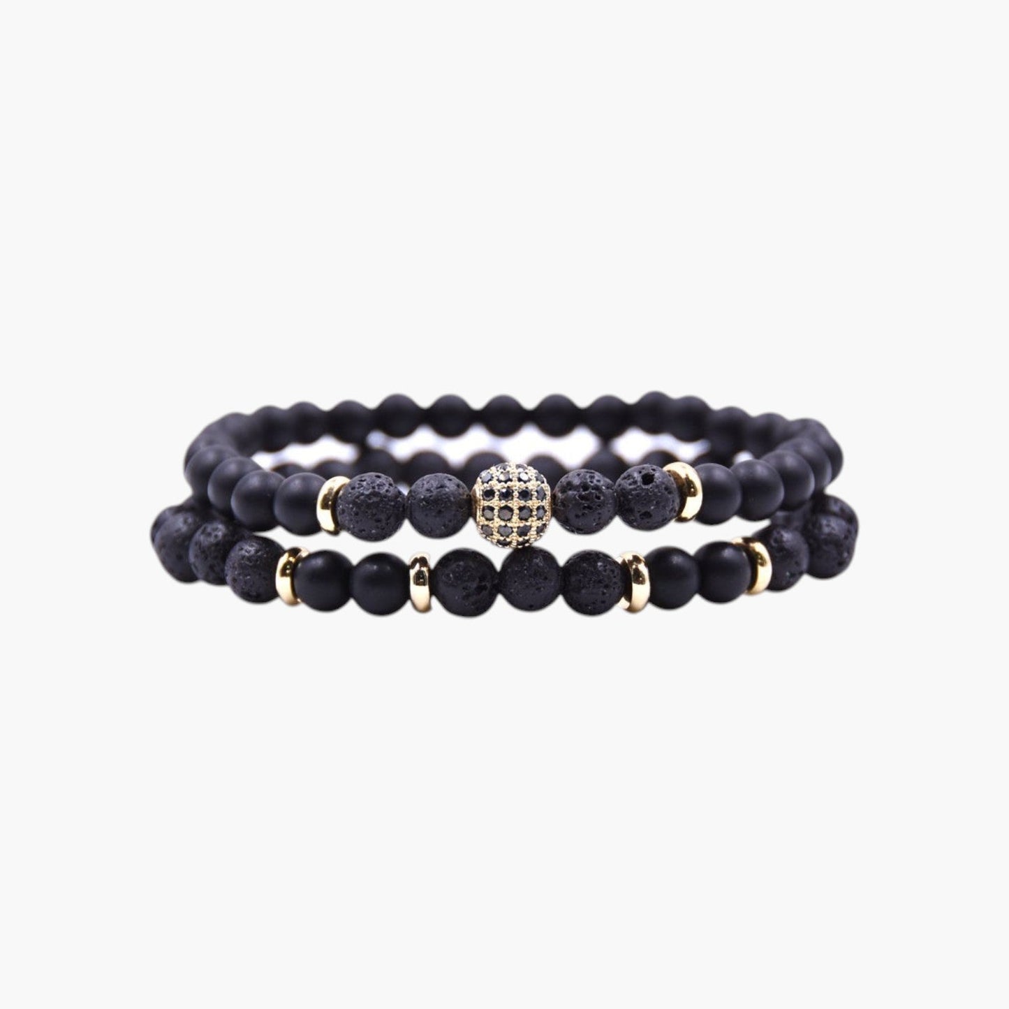 Conjunto de Pulseiras Legacy em Pedra Natural