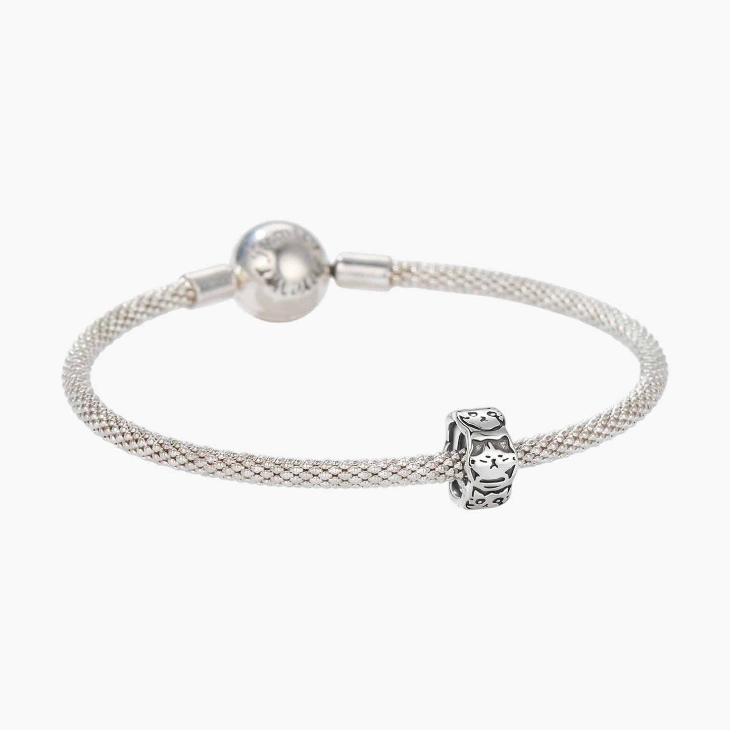 Charm Gatinho em Prata de Lei 925