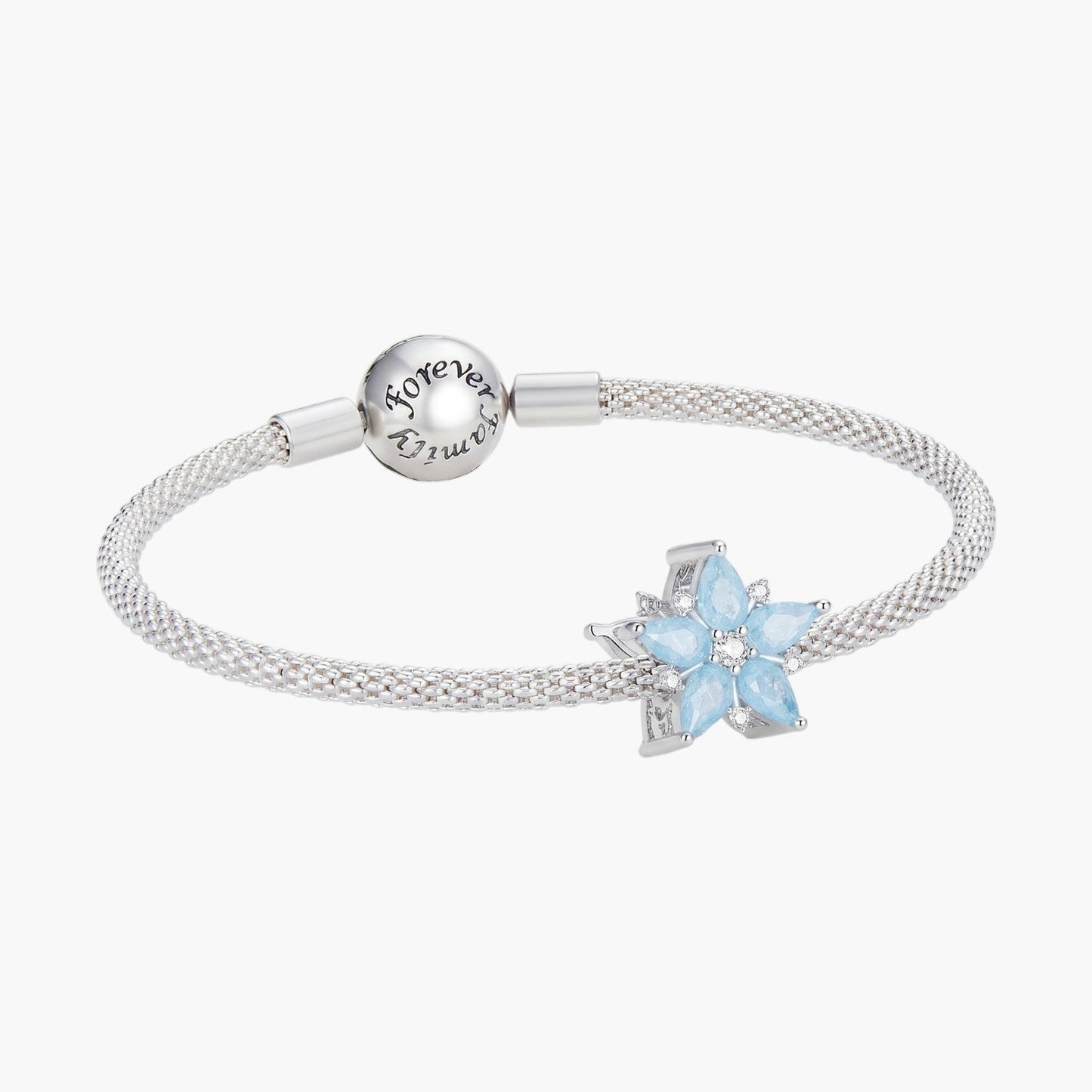 Charm Floco de Neve em Prata de Lei 925