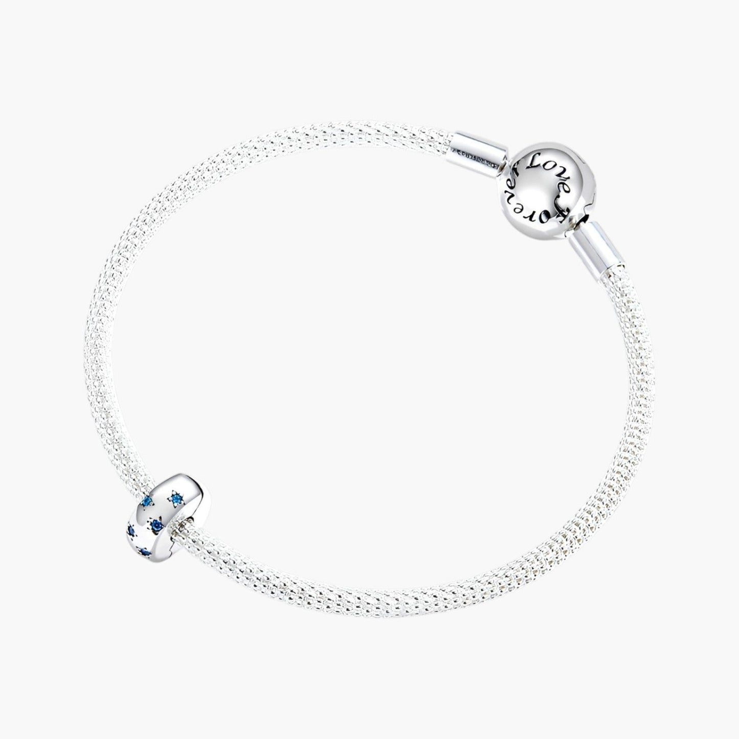 Charm em Prata de Lei 925 com Zircónias Azul-Marinho