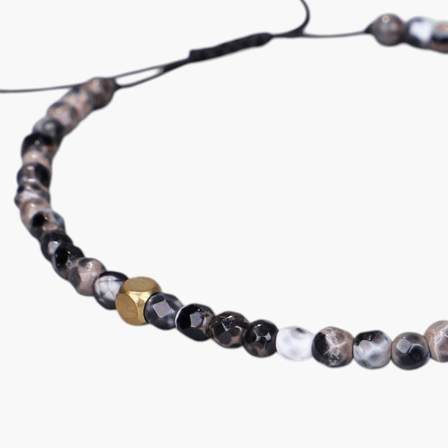 Pulseira Tibetana Ajustável em Pedra Natural