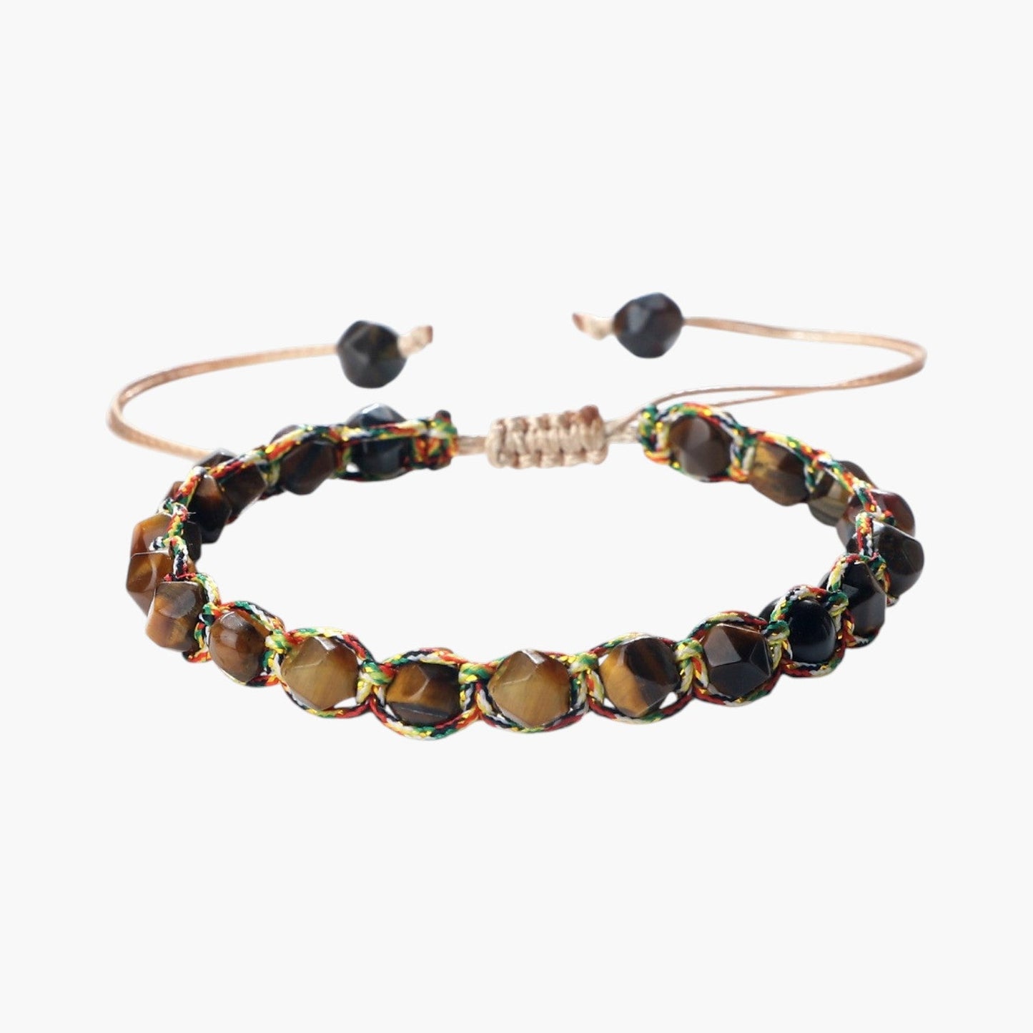 Pulseira de Pedra Natural Facetada