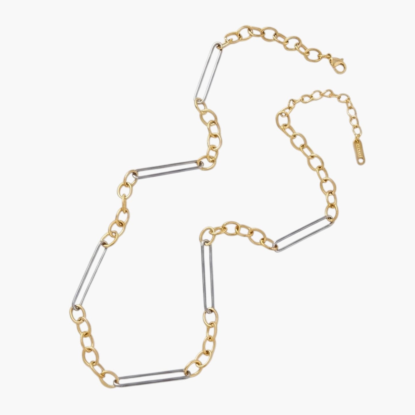 Colar Corrente Urban Chic em Aço Inoxidável