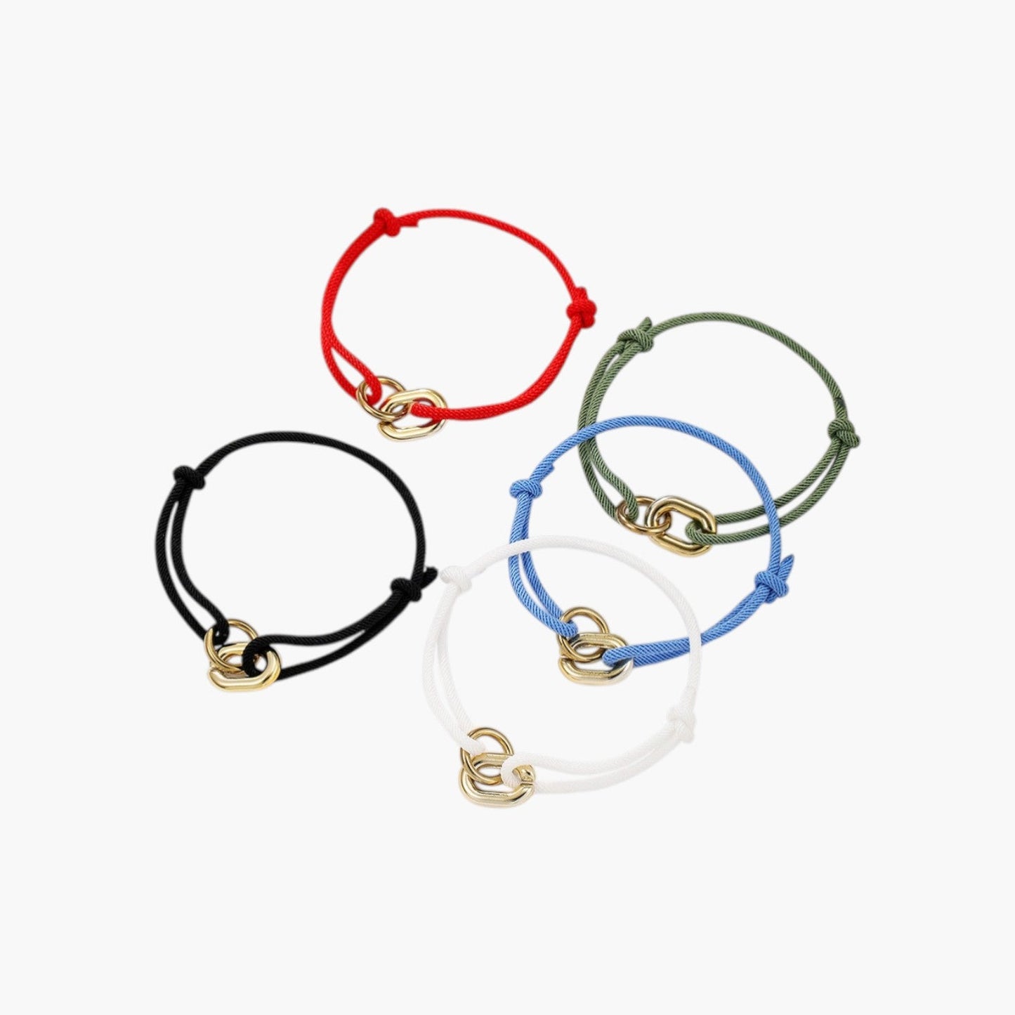 Pulseira Ajustável em Corda Milanesa