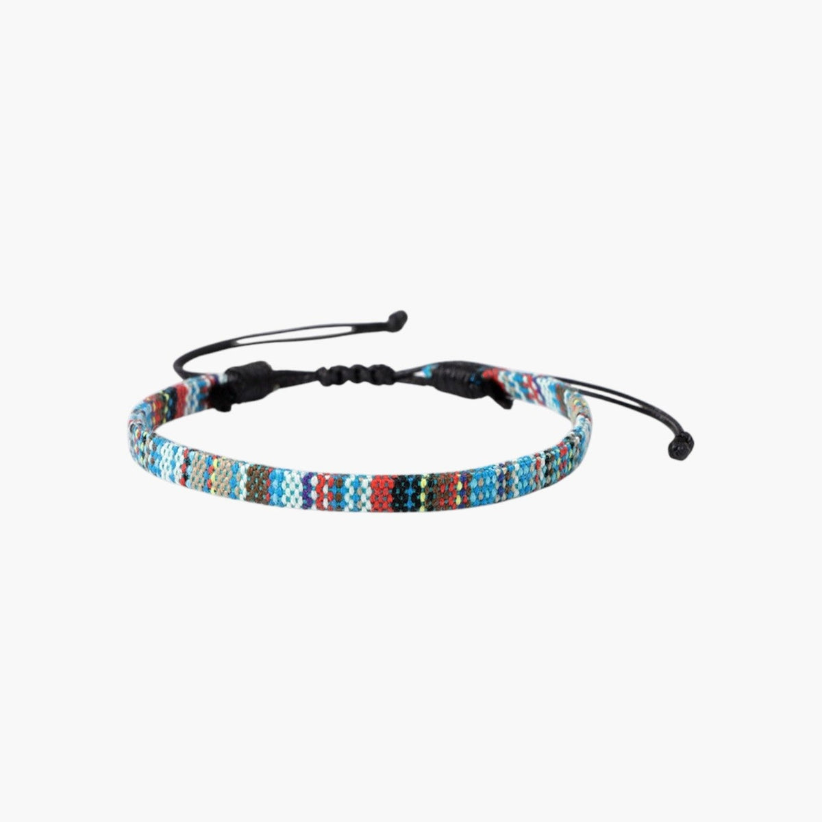 Pulseira Étnica com Padrão Colorido