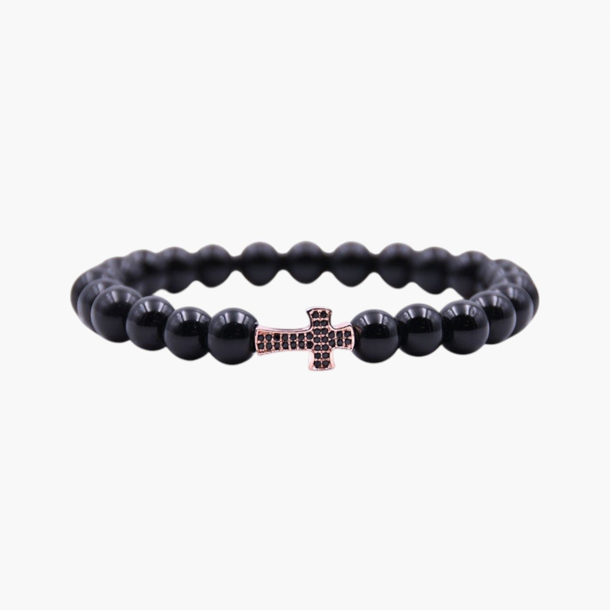 Pulseiras Cruz em Pedra Natural