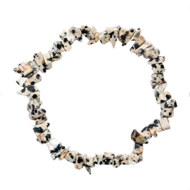 Pulseira de Jaspe Dalmata - Chip | Unidade |