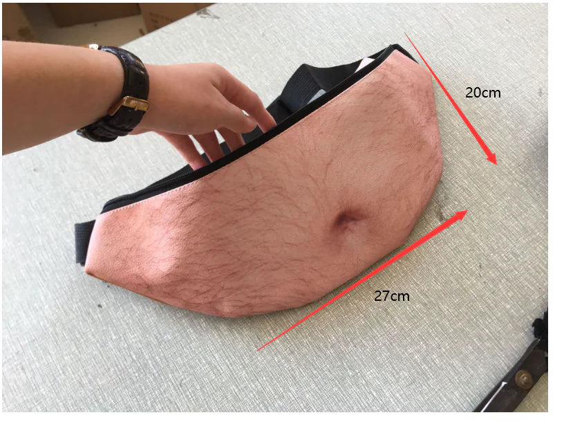 Beer Belly Waist Bag – Funny Novelty Coin Purse & Travel Fanny Pack