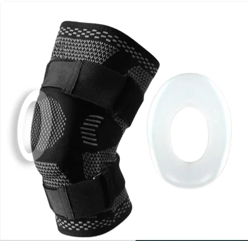 Adjustable Compression Sports Knee Brace – Breathable Support Sleeve with Straps