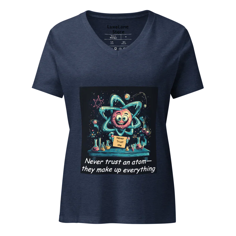Science is Fun Women's Relaxed V-Neck T-Shirt - 1