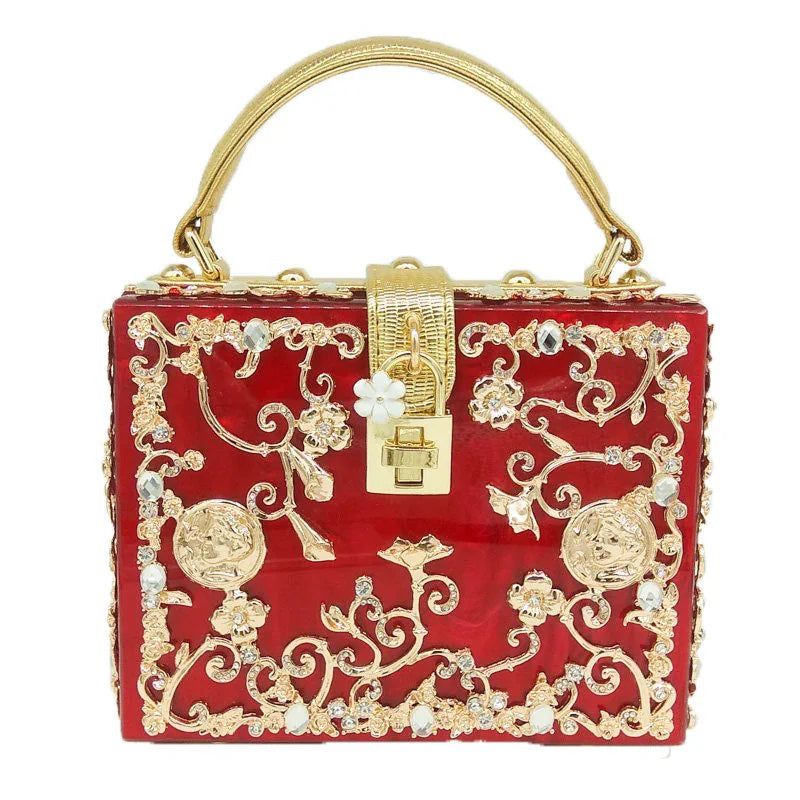 Elegant Pearl & Gold Evening Clutches – Wedding & Party Handbags