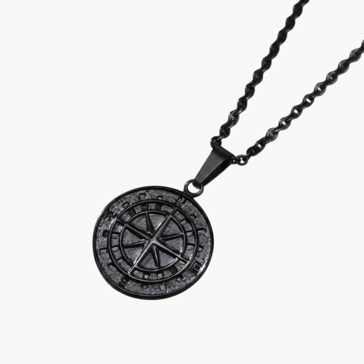 Colar Compass em Aço Inoxidável