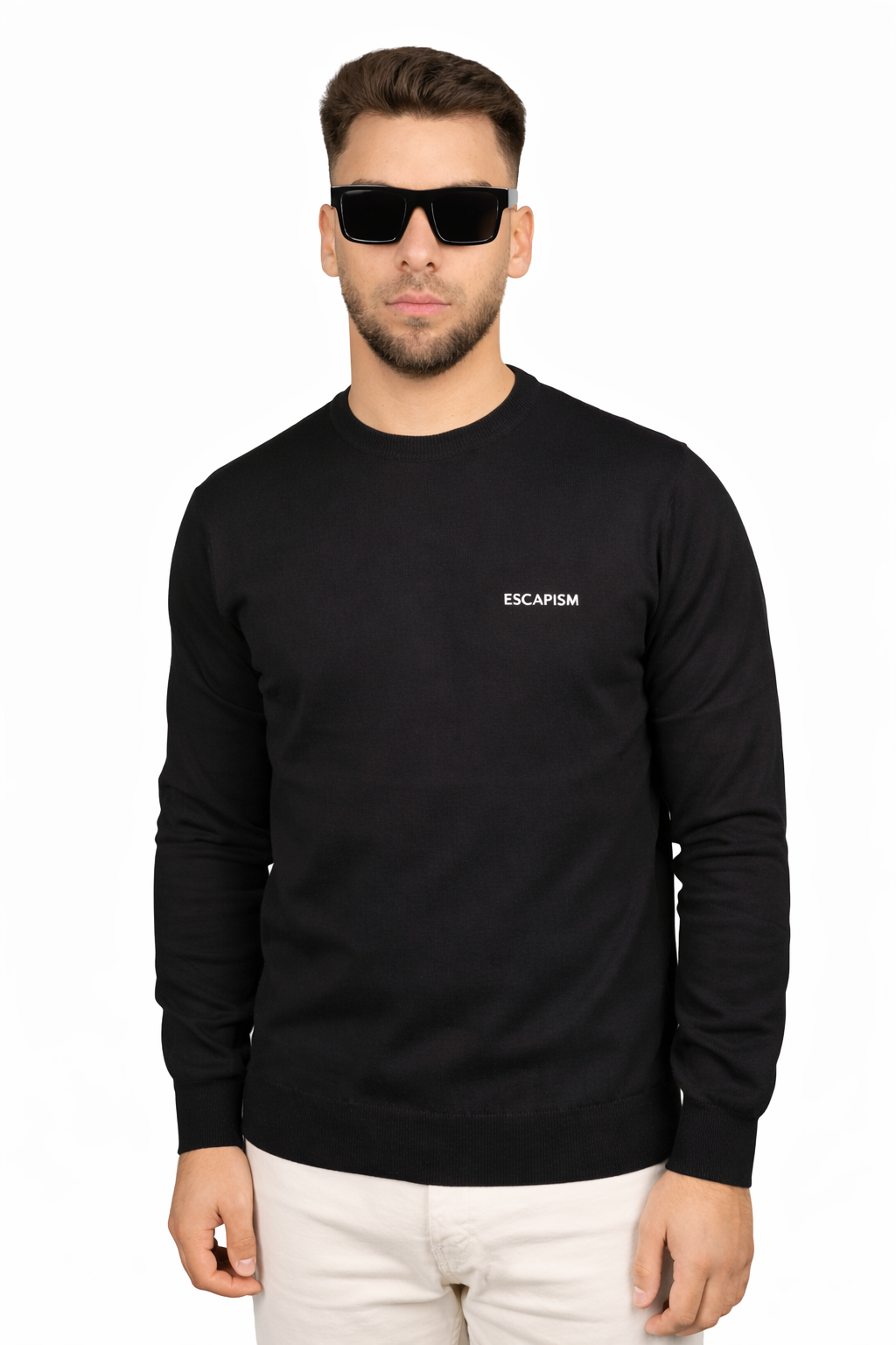 CREWNECK EMBROIDERED – ESCAPISM