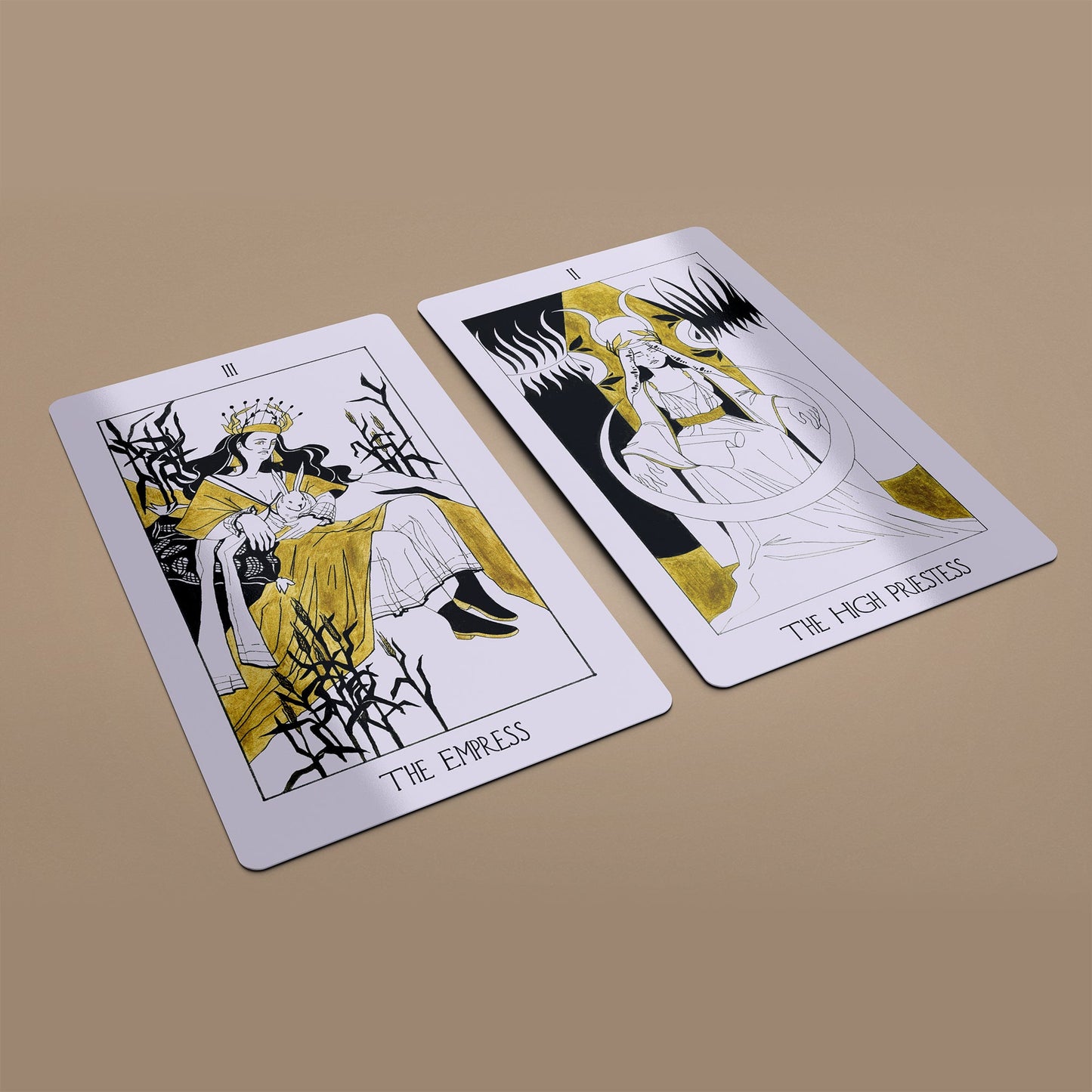 The Golden Path Tarot Cards Deck 78+2 Extra Cards with Guidebook