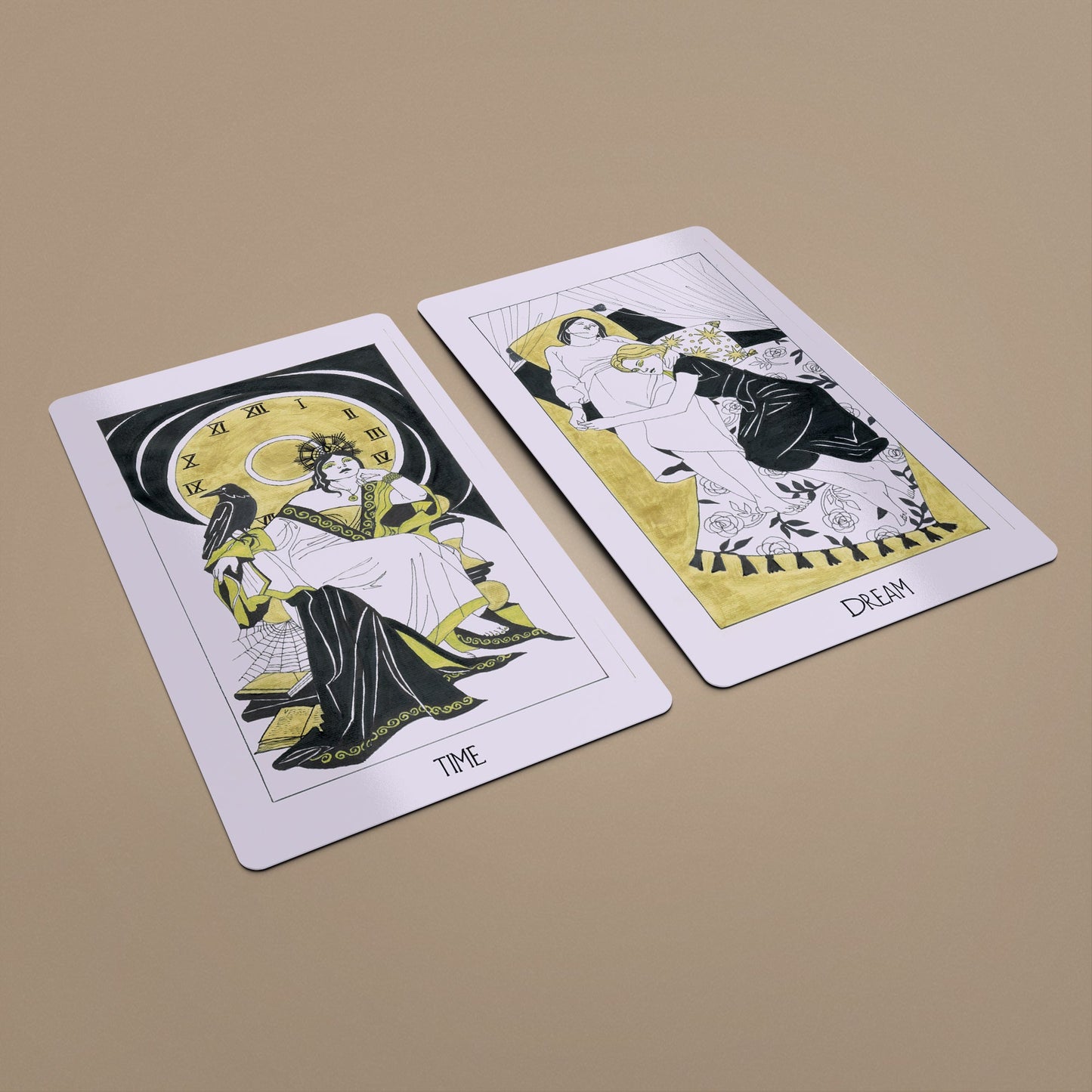 The Golden Path Tarot Cards Deck 78+2 Extra Cards with Guidebook