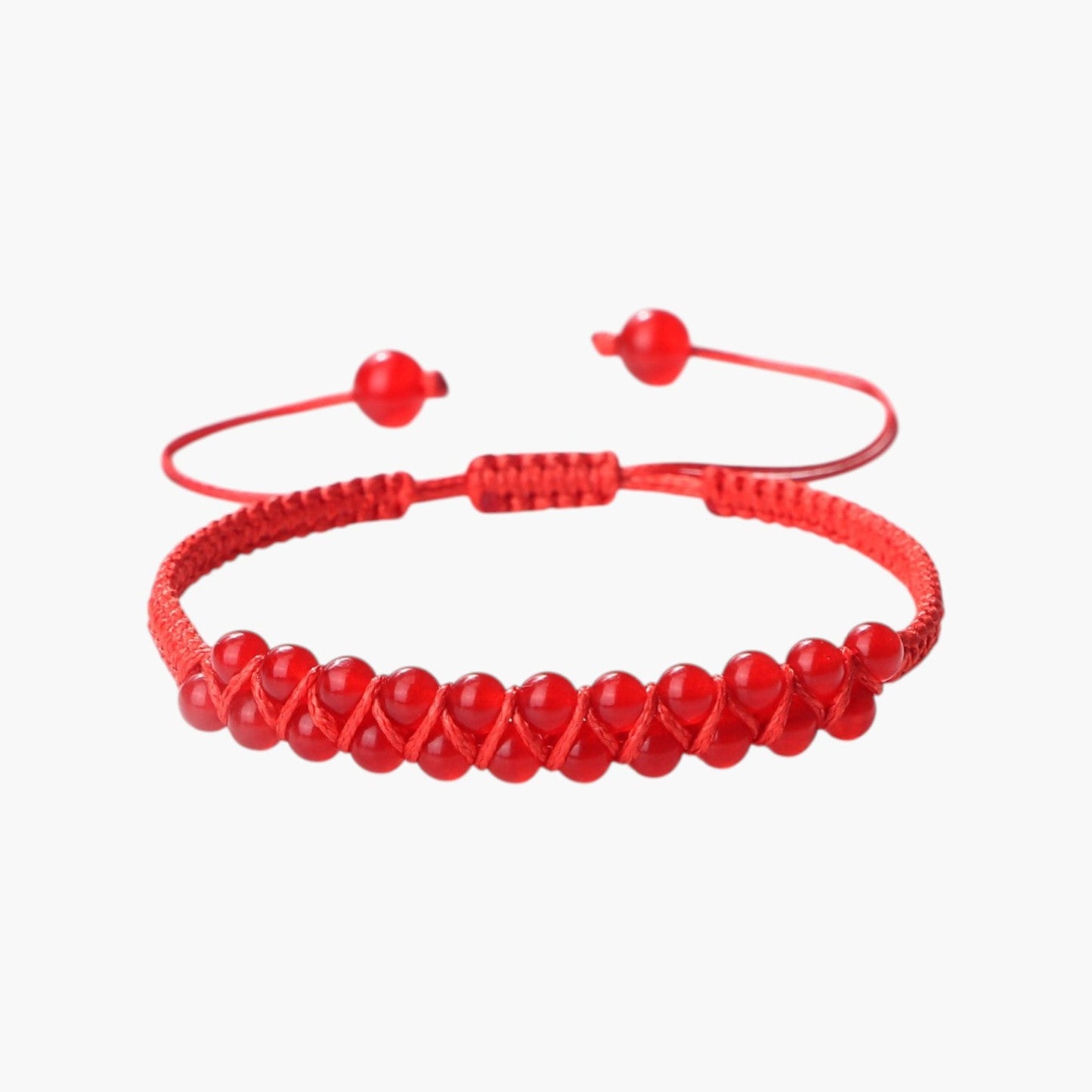 Pulseira Boho em Corda com Pedras Naturais