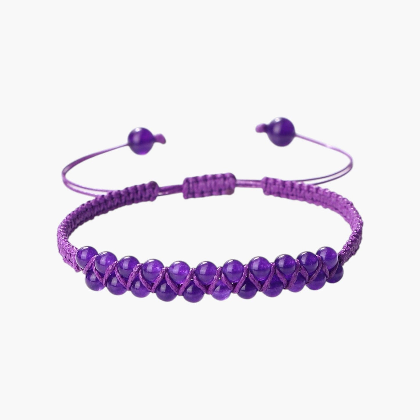 Pulseira Boho em Corda com Pedras Naturais