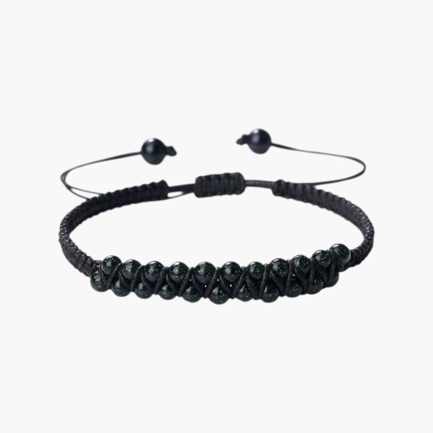 Pulseira Boho em Corda com Pedras Naturais