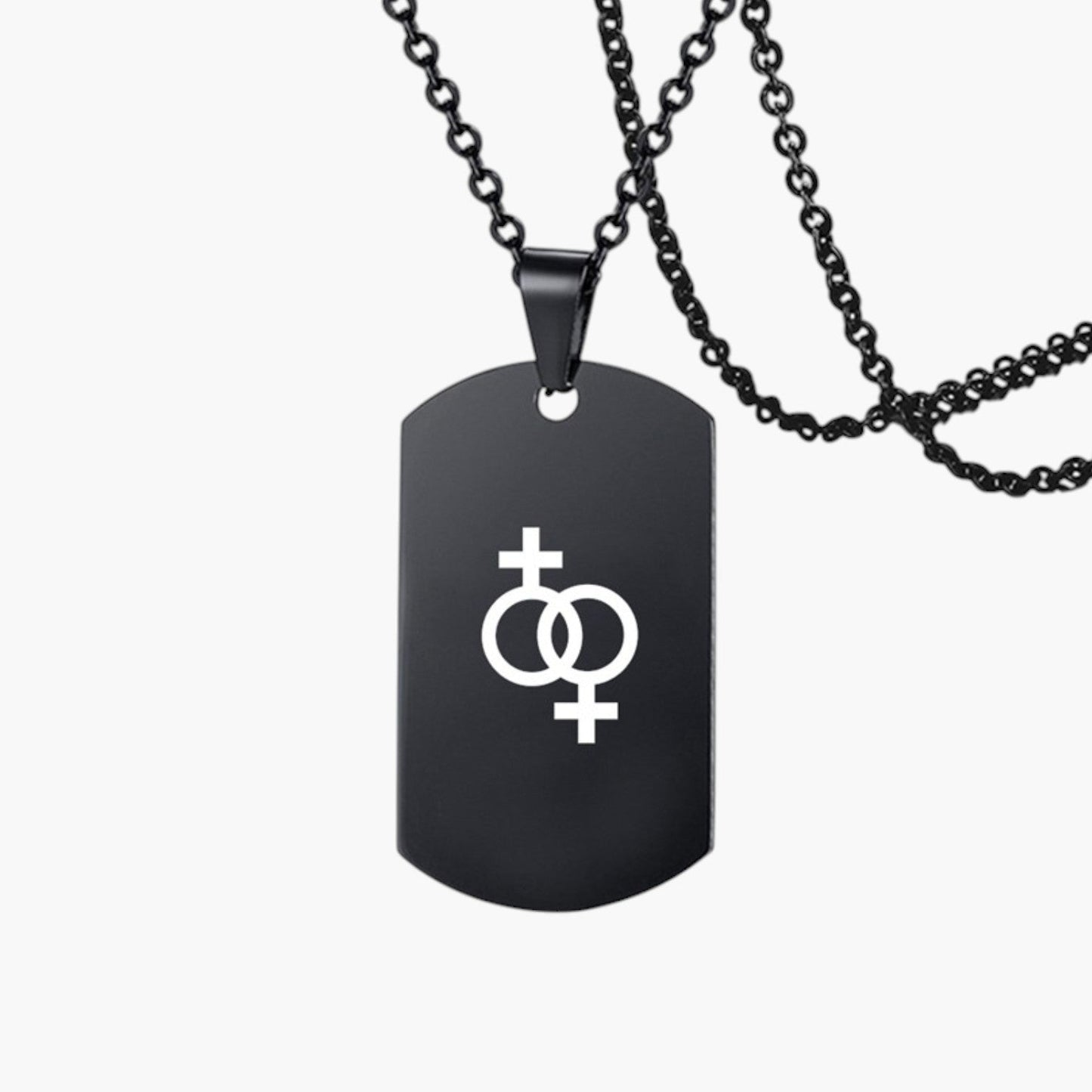 Colar Icon com Símbolo em Aço Inoxidável