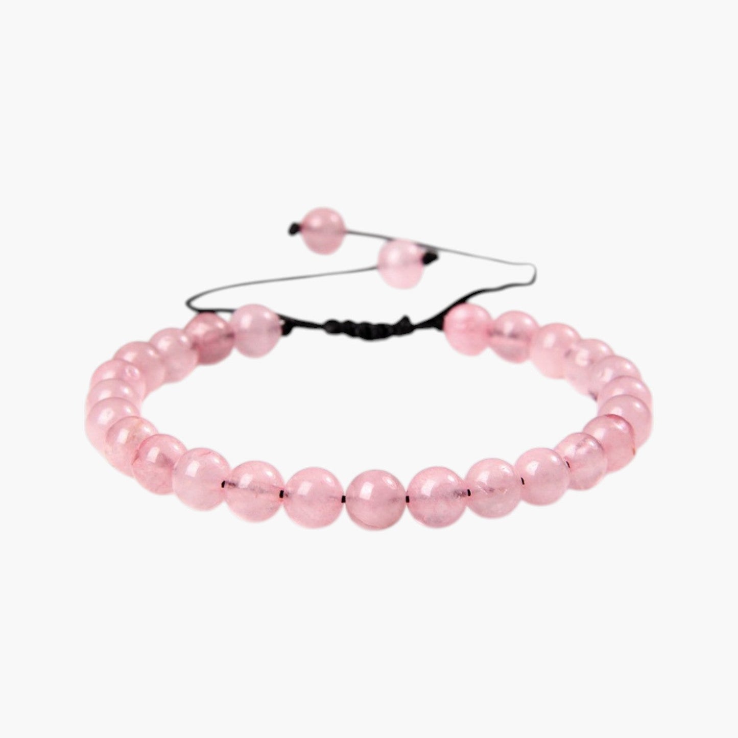 Pulseira Ajustável com Contas de Pedra Natural