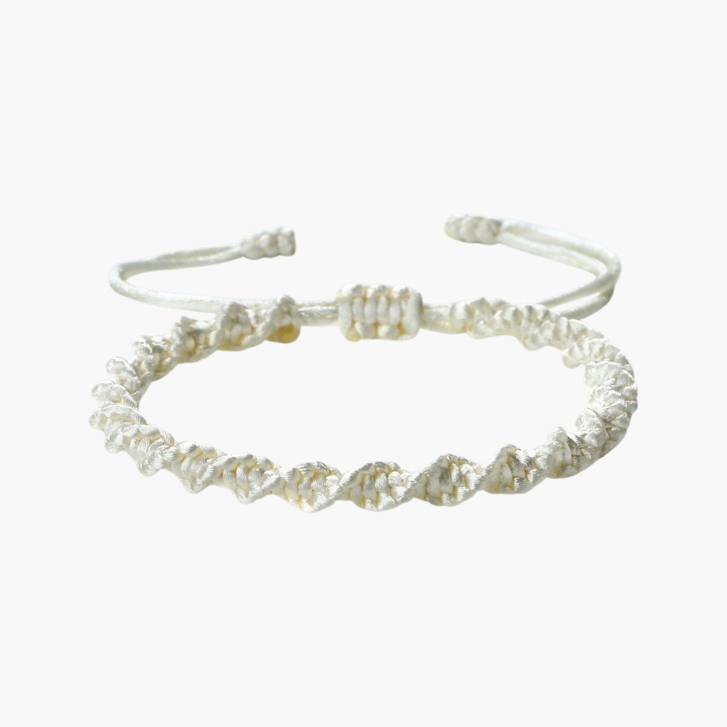 Pulseira Trançada Artesanal em Corda