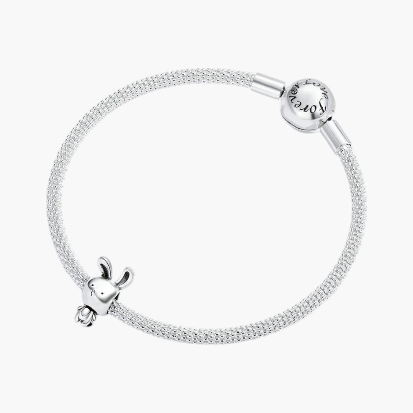 Charm Bunny em Prata de Lei 925