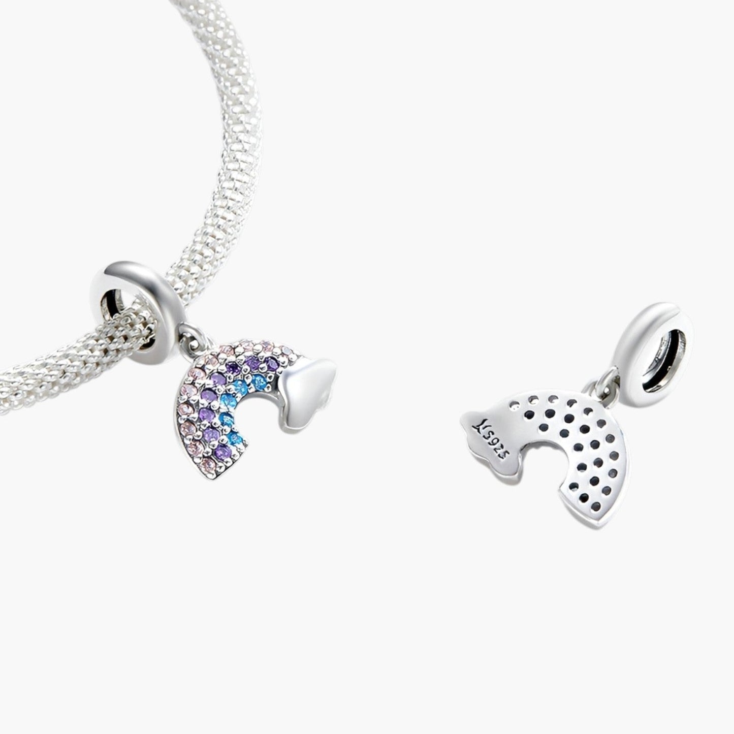 Charm Rainbow em Prata de Lei 925