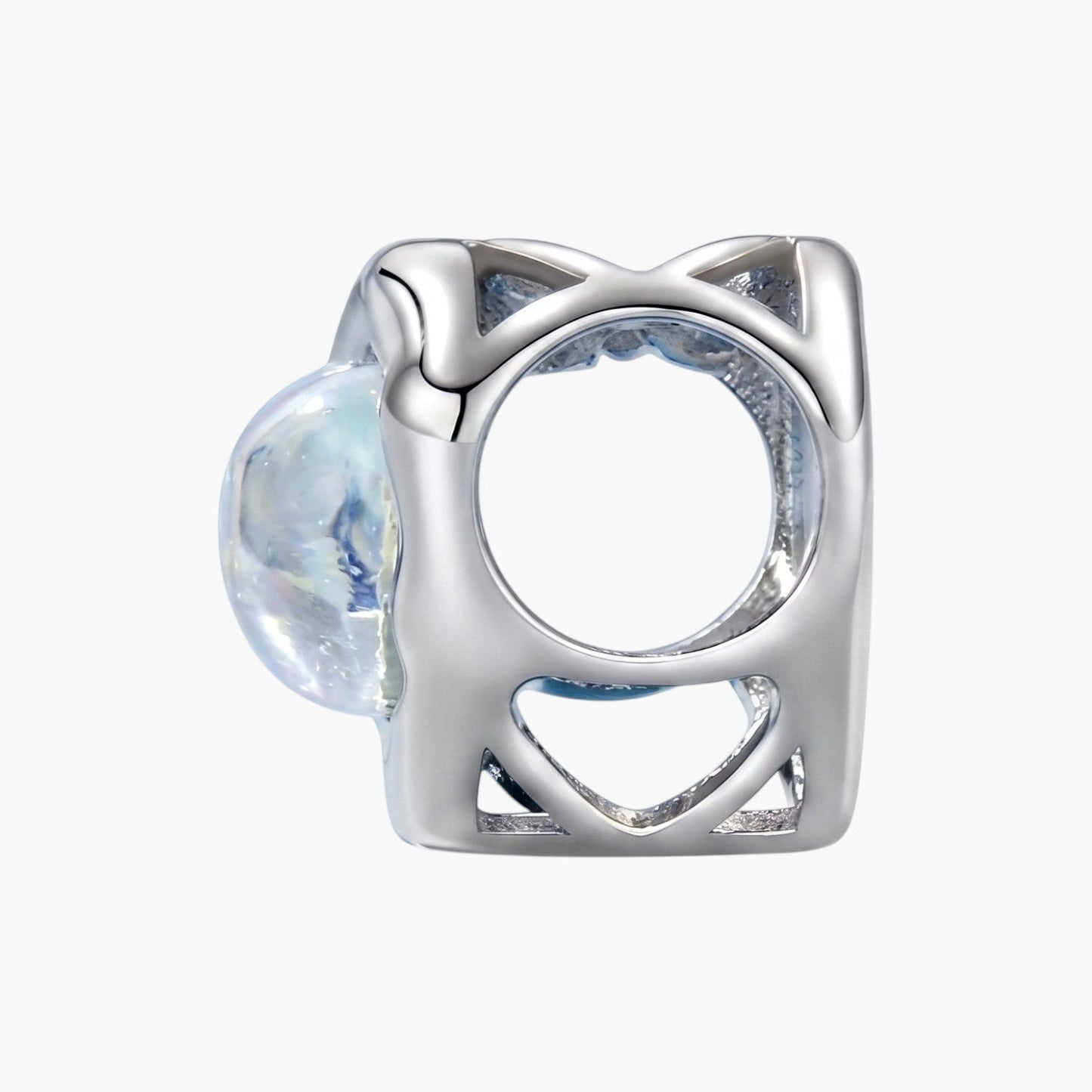 Charm Heart em Prata de Lei 925