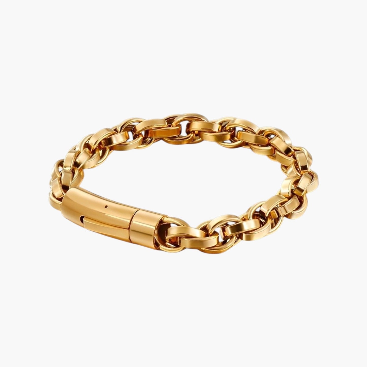 Pulseira Retro em Aço Inoxidável 316L