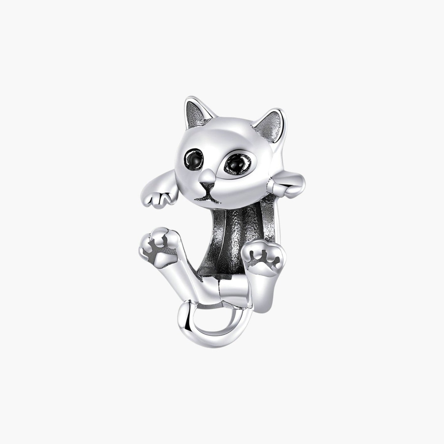 Charm Kitten em Prata de Lei 925