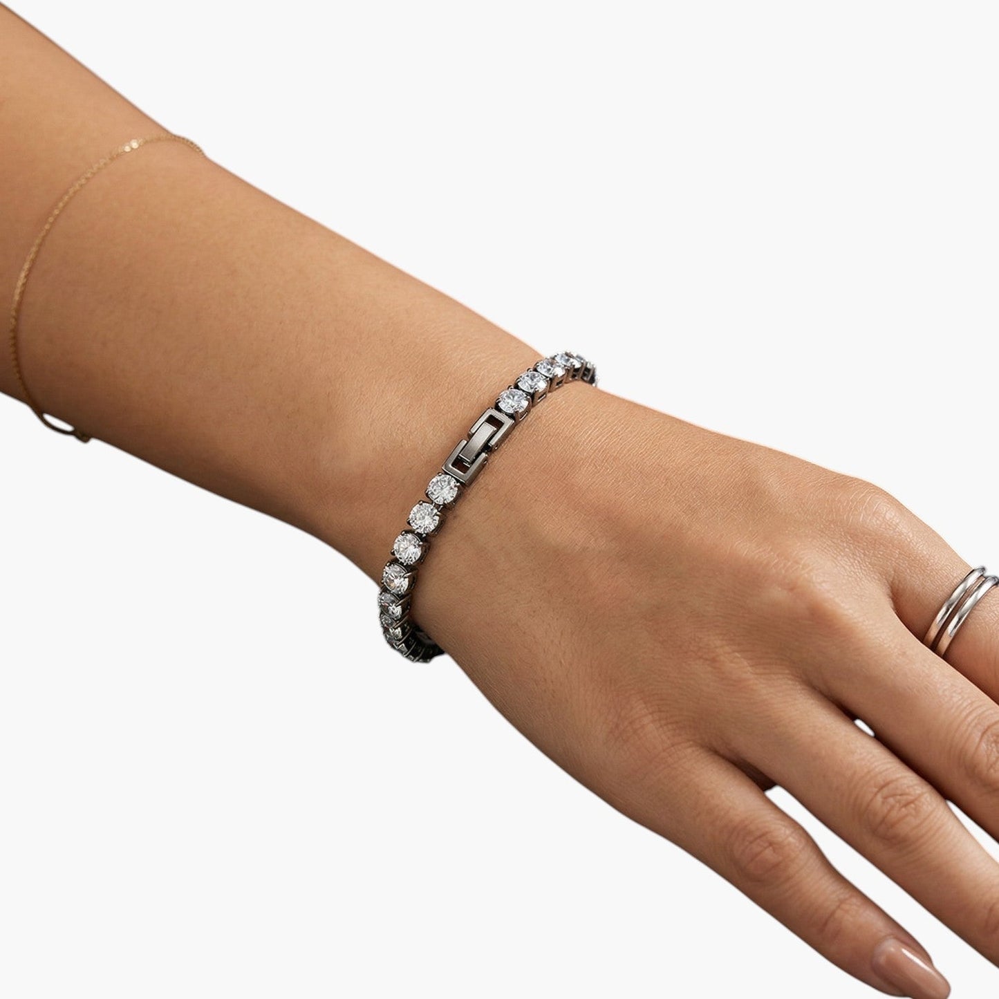 Pulseira Ténis Brilliance em Aço Inoxidável 316L
