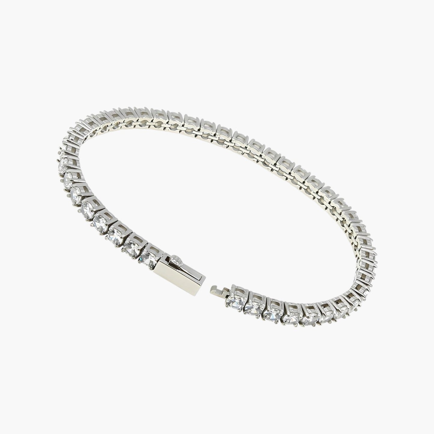 Pulseira Ténis em Aço Inoxidável 316L