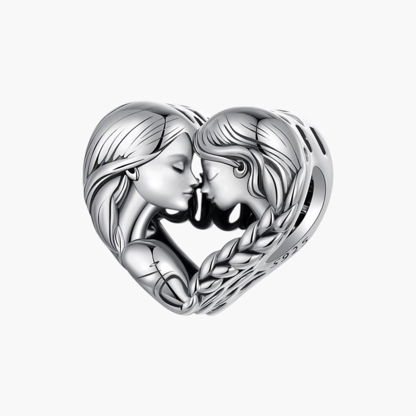 Charm Love Sisters em Prata de Lei 925