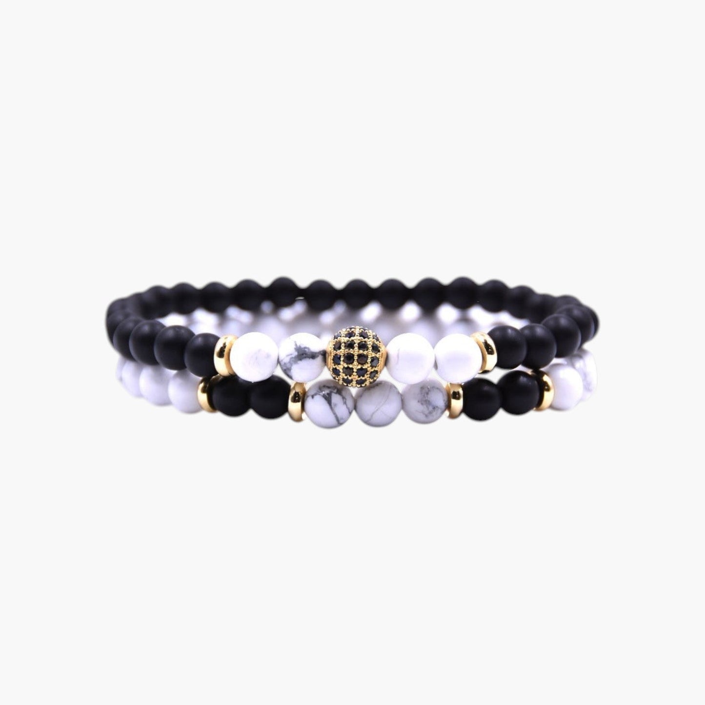 Conjunto de Pulseiras Legacy em Pedra Natural