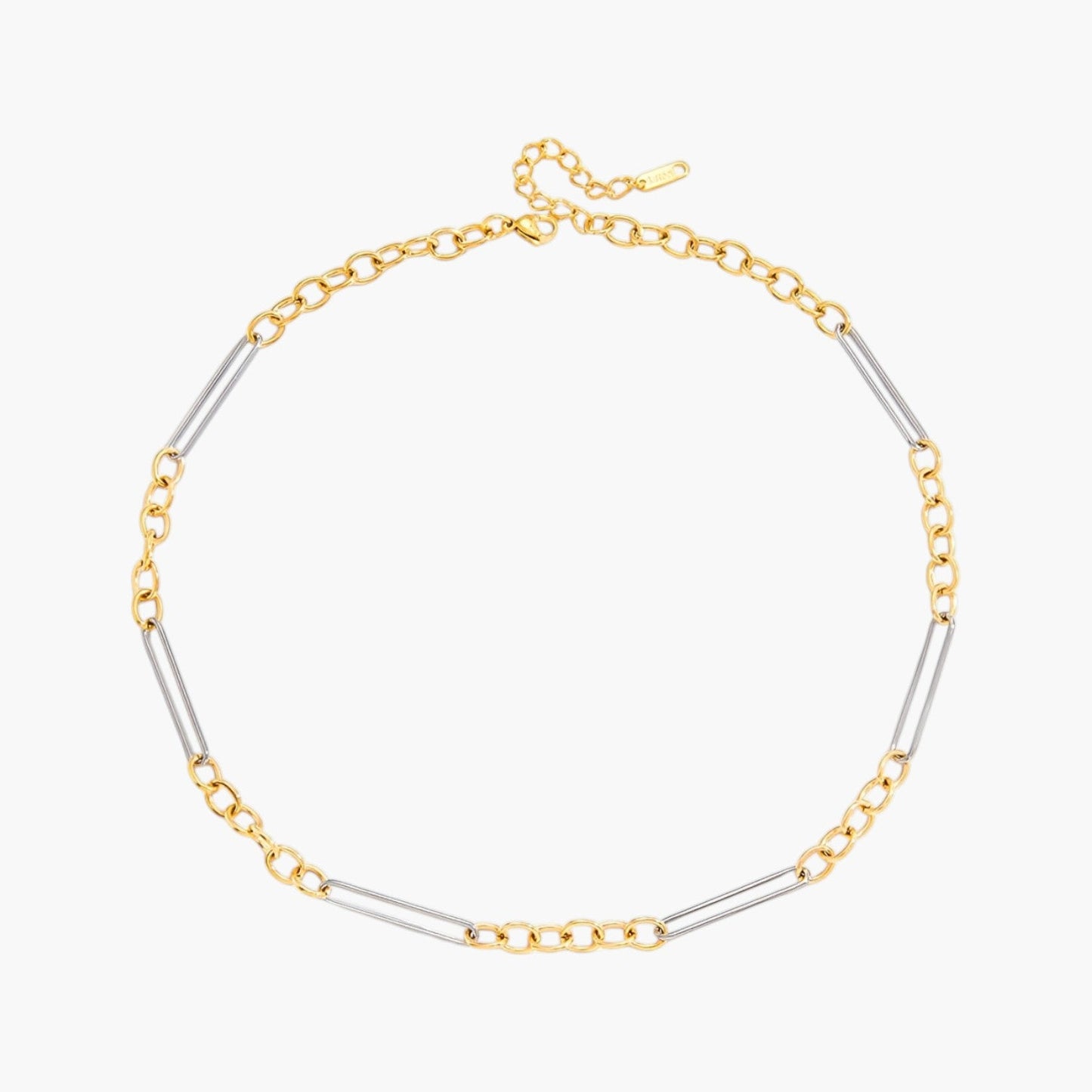 Colar Corrente Urban Chic em Aço Inoxidável