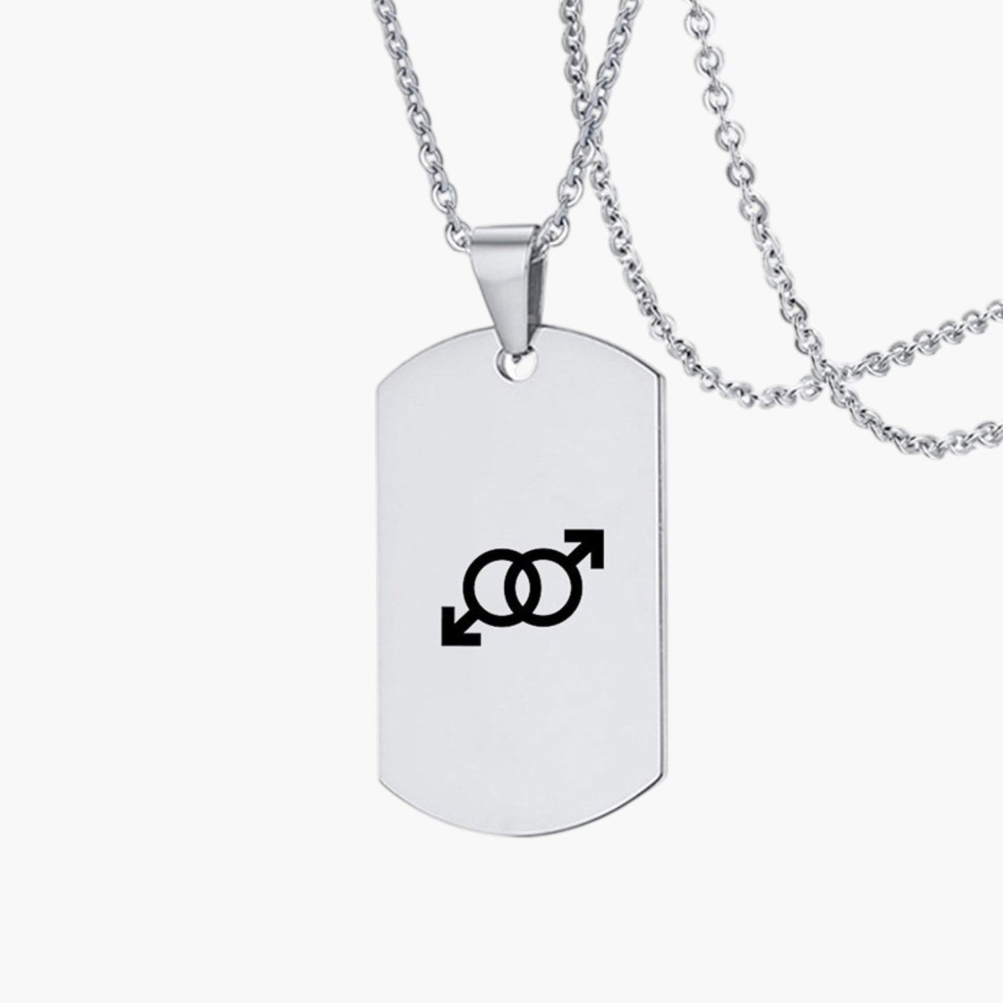 Colar Icon com Símbolo em Aço Inoxidável