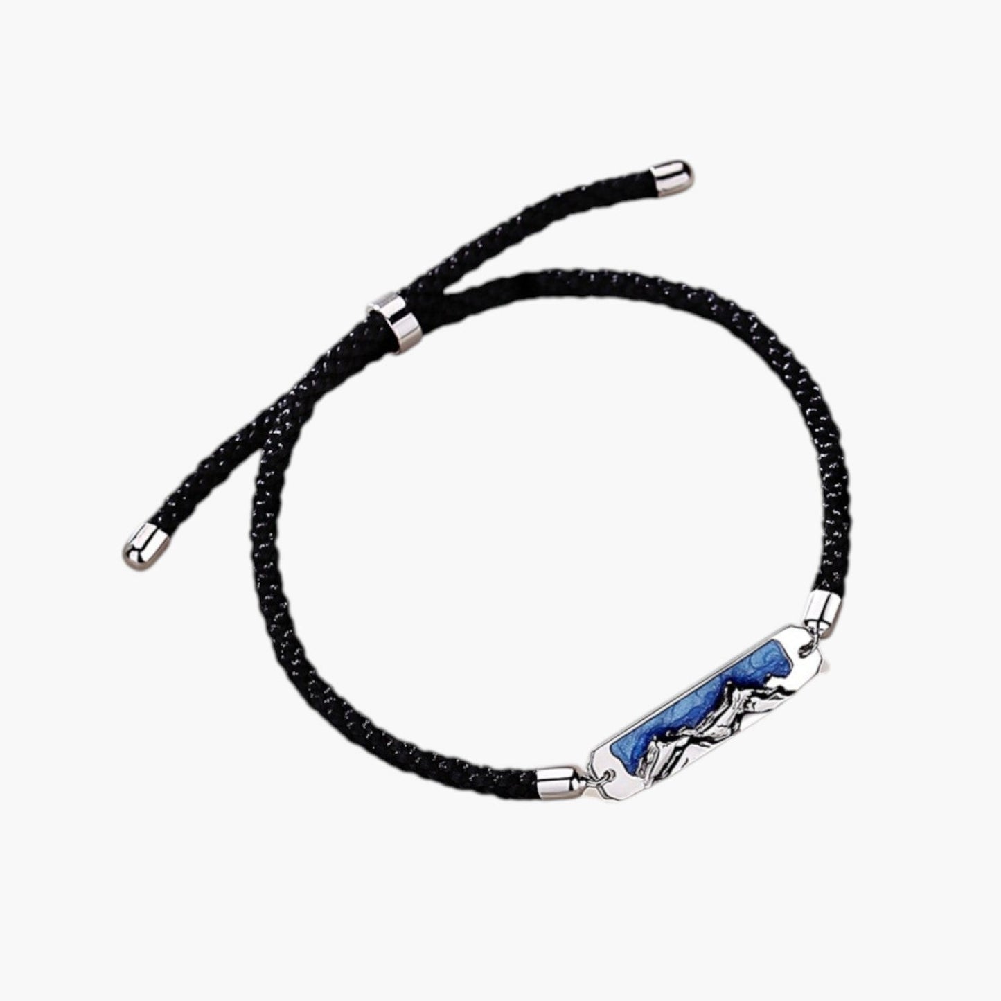 Pulseira Trançada para Casal em Prata 925