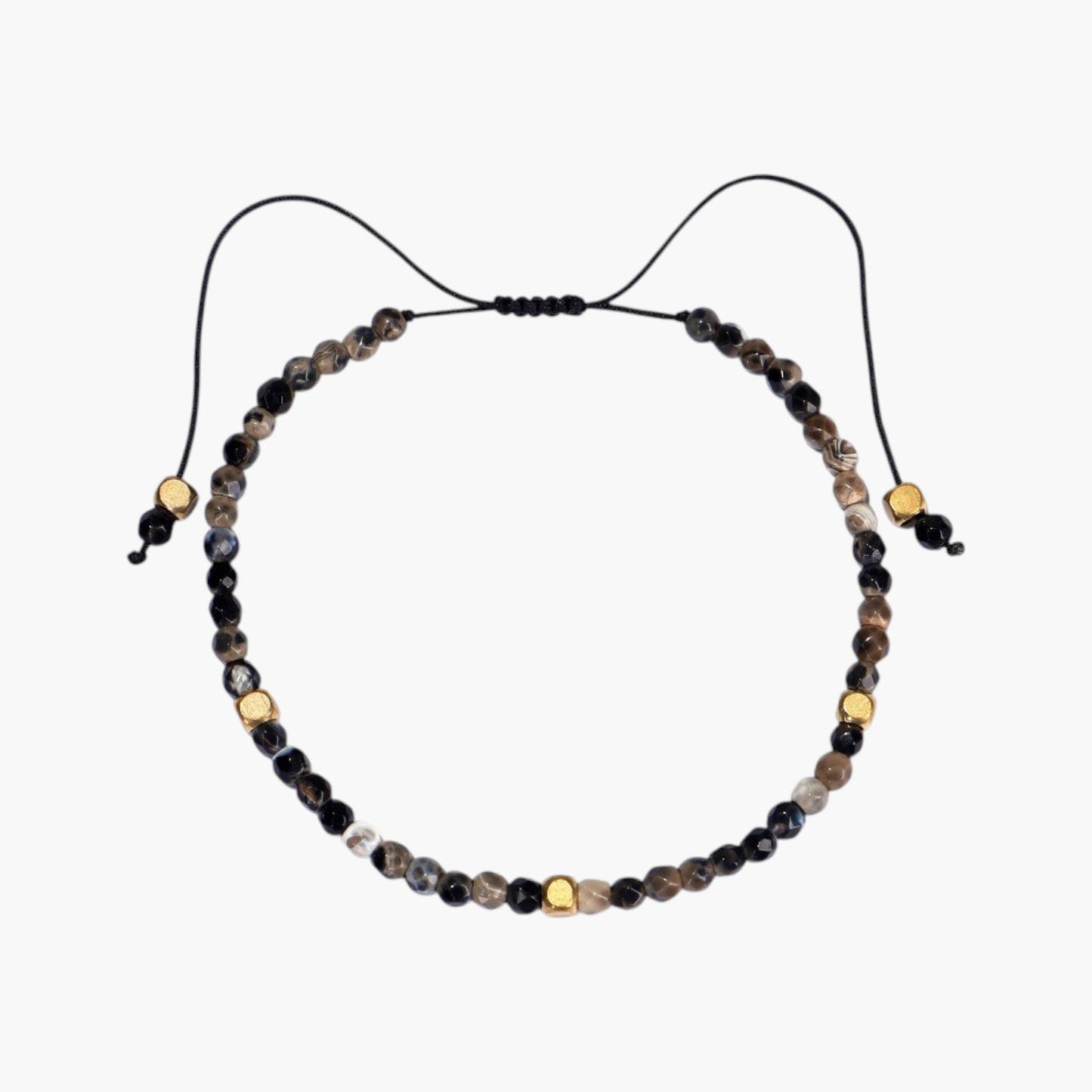 Pulseira Tibetana Ajustável em Pedra Natural