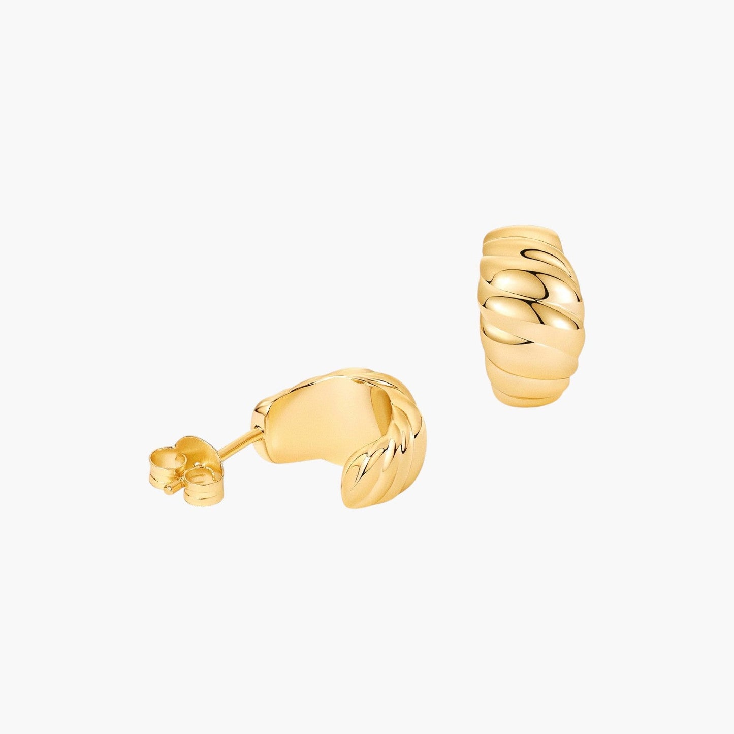 Brincos Croissant em Aço Inoxidável 316L