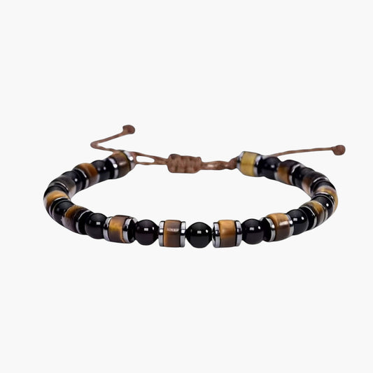 Pulseira Étnica com Pedras Naturais