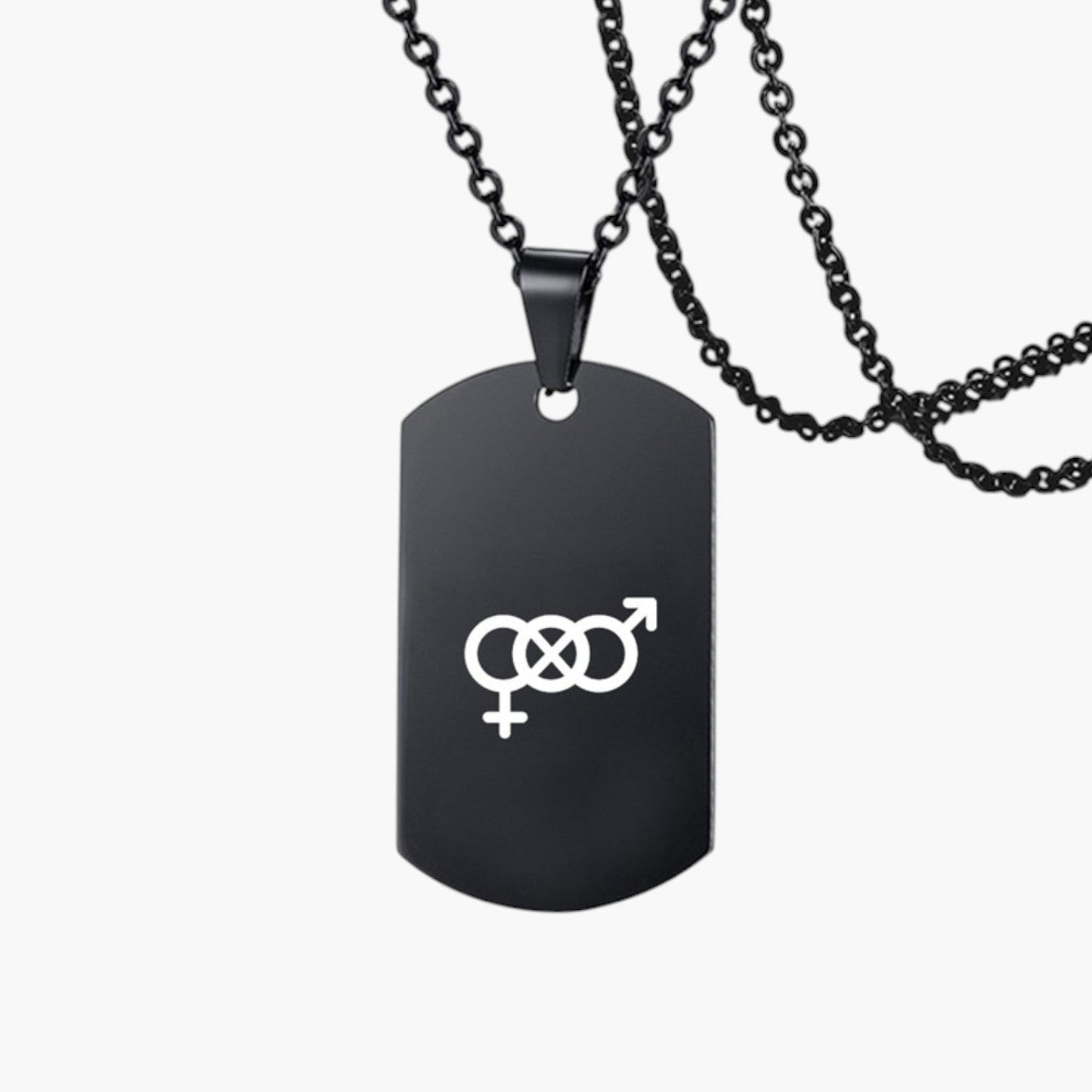 Colar Icon com Símbolo em Aço Inoxidável