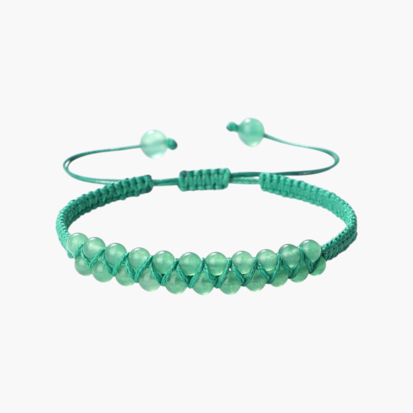 Pulseira Boho em Corda com Pedras Naturais