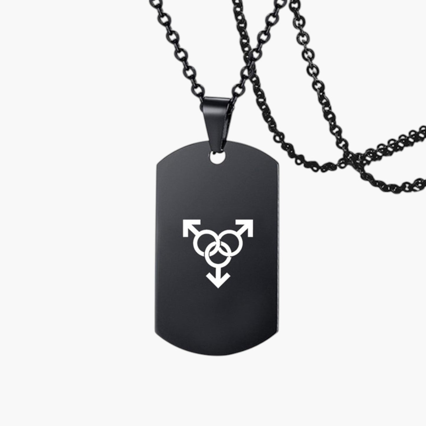Colar Icon com Símbolo em Aço Inoxidável