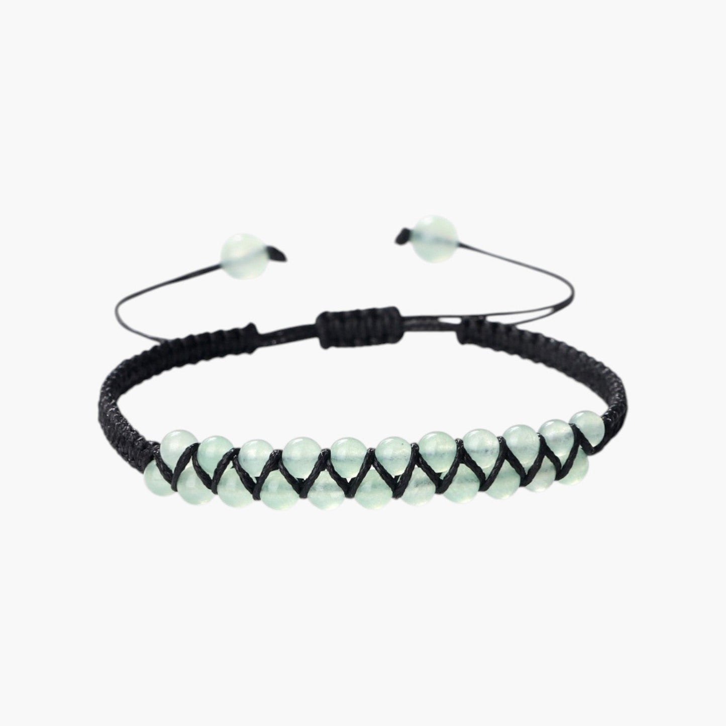 Pulseira Boho em Corda com Pedras Naturais