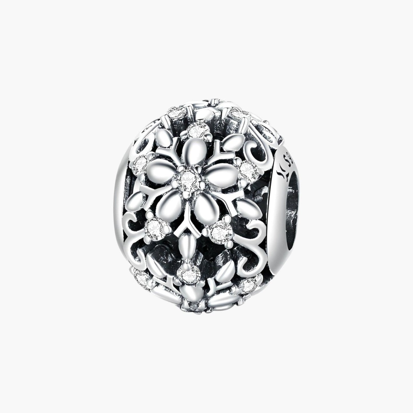 Charm Snowflake em Prata de Lei 925