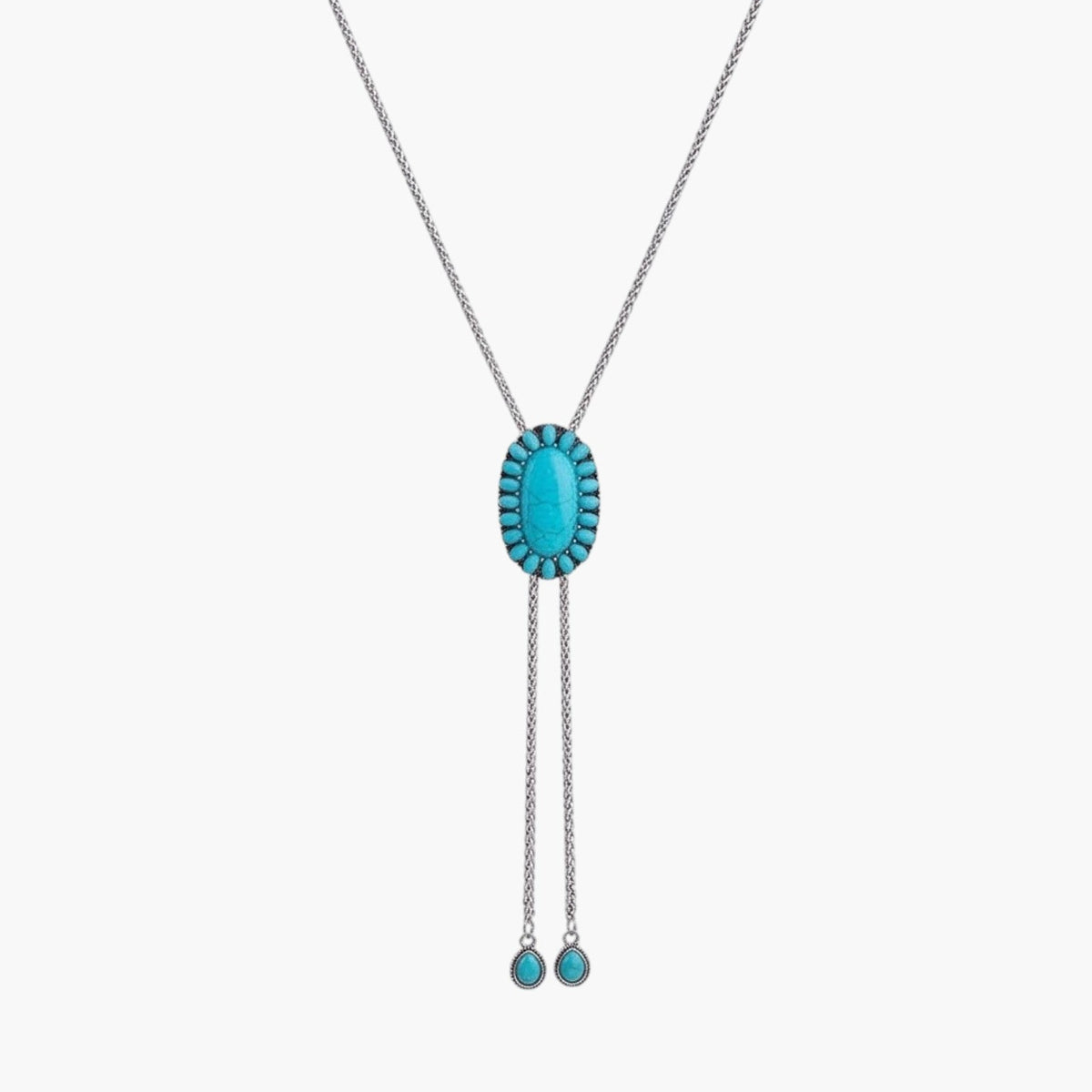 Colar Multicamadas Statement com Pendentes