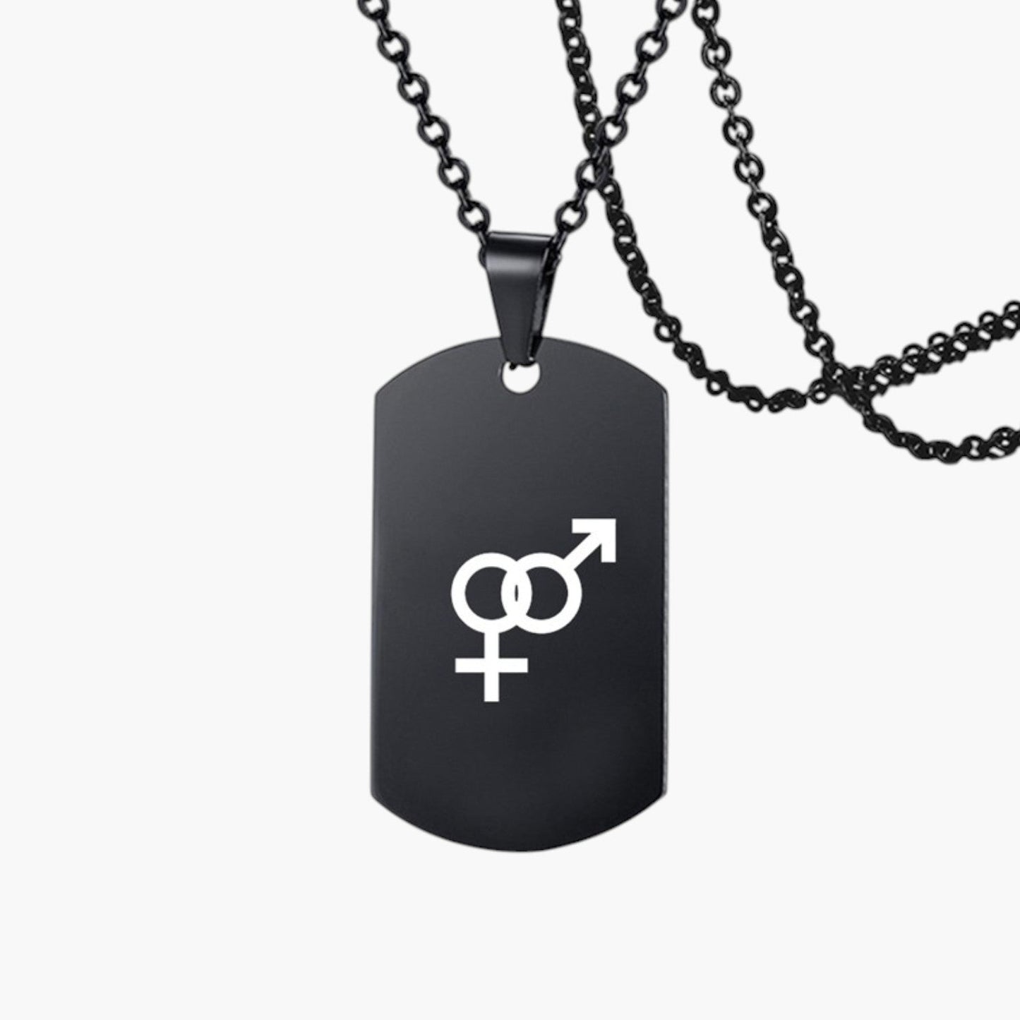 Colar Icon com Símbolo em Aço Inoxidável