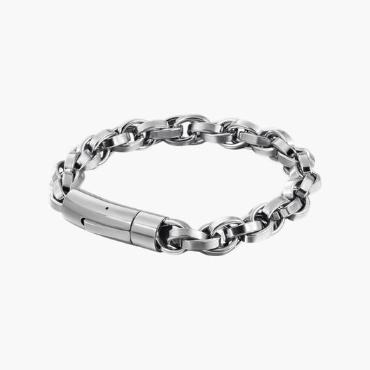 Pulseira Retro em Aço Inoxidável 316L