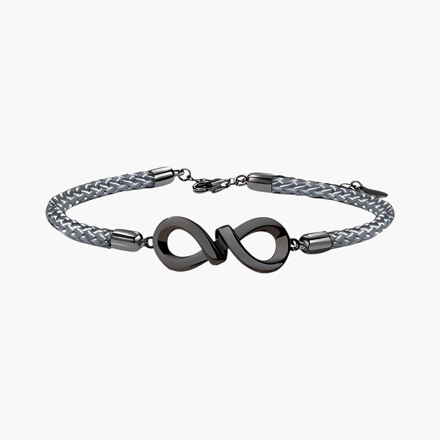 Pulseira de Casal Infinito em Prata de Lei 925